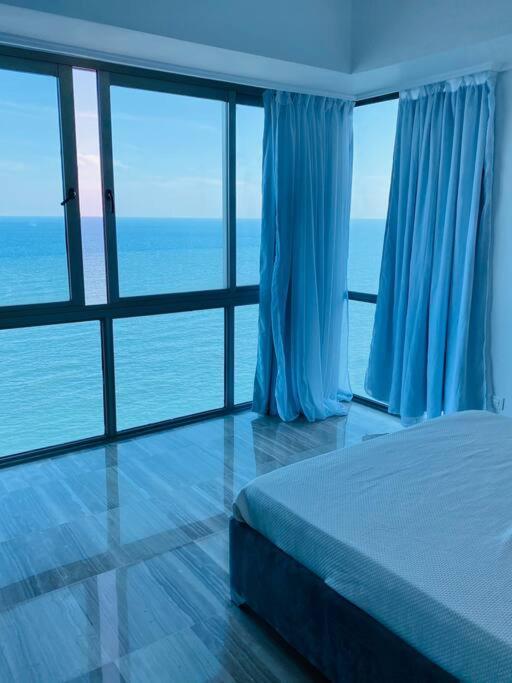 Habitacion Privada Con Vista Al Mar Ambar, Malecon Santo Domingo Bagian luar foto