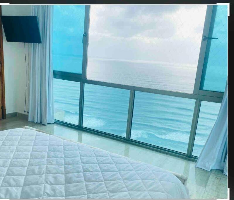 Habitacion Privada Con Vista Al Mar Ambar, Malecon Santo Domingo Bagian luar foto