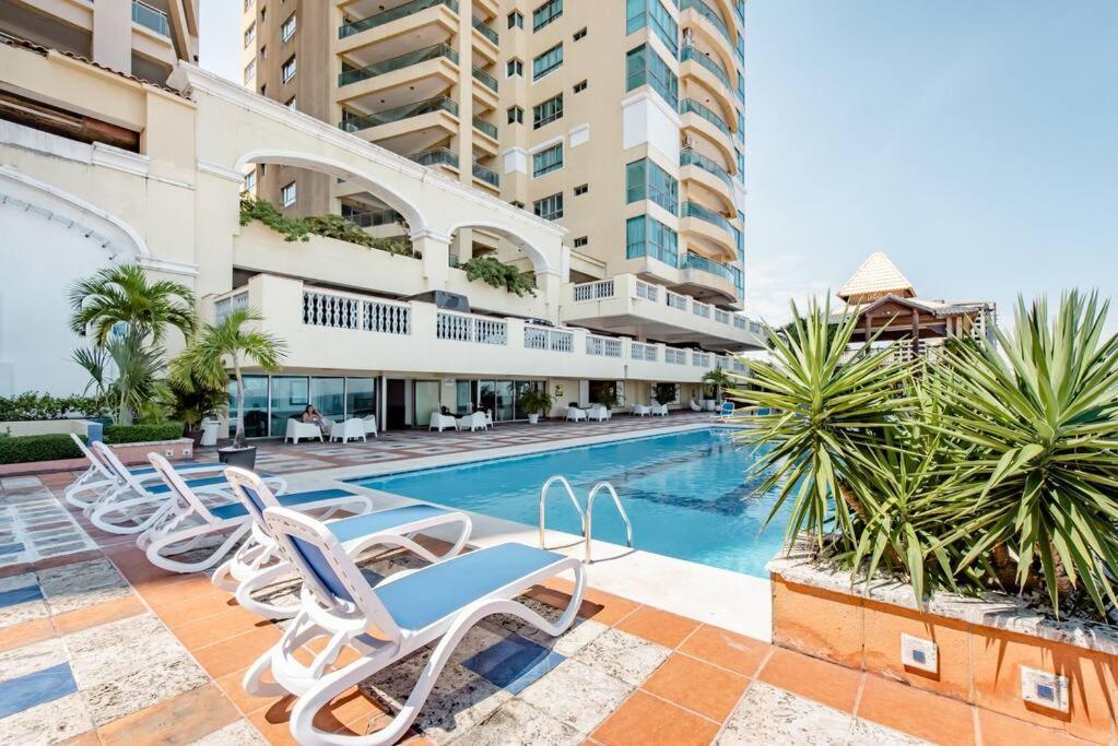 Habitacion Privada Con Vista Al Mar Ambar, Malecon Santo Domingo Bagian luar foto